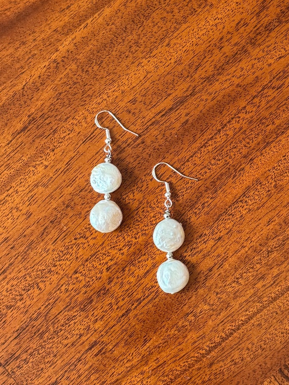 NWOT Nordstrom Coin Pearl Earrings